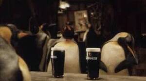 Video reklāmas ar pingvīniem